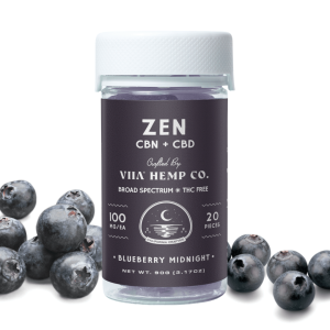 Viia Hemp Zen CBD and CBN Gummies For Sleep
