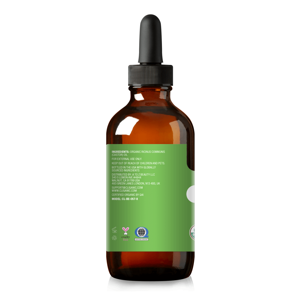 Copy of Cliganic BottleRender Castor 4oz 011721B