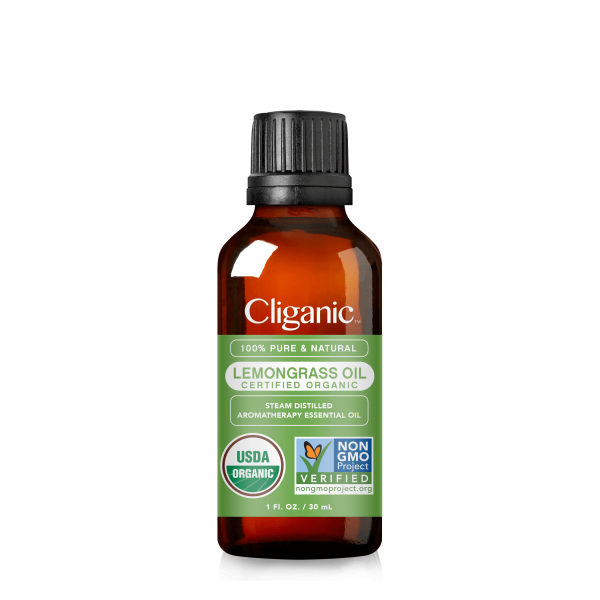 Copy of Cliganic BottleRender Lemongrass 1oz 050220A