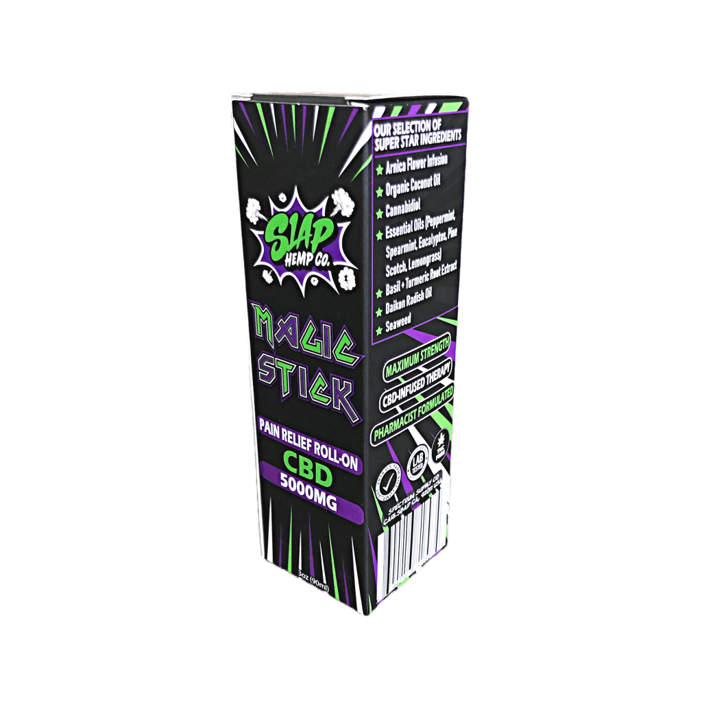 slap 5000 mg roll on transparent