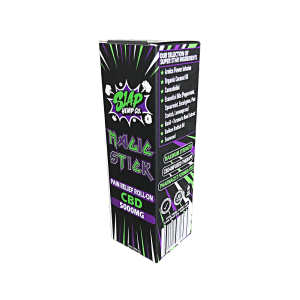 slap 5000 mg roll on transparent box