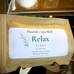 Flourish + Live Well CBD Relax Bath Salts