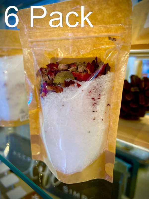 Flourish + Live Well CBD Relax Bath Salts - 6 Pack - Image 3