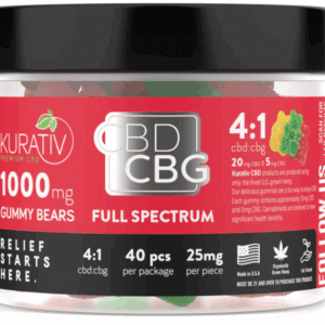 Kurativ Full Spectrum CBG Gummies 1000mgÂ