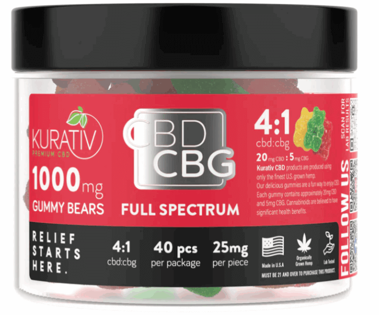 Kurativ CBD CBG Gummies