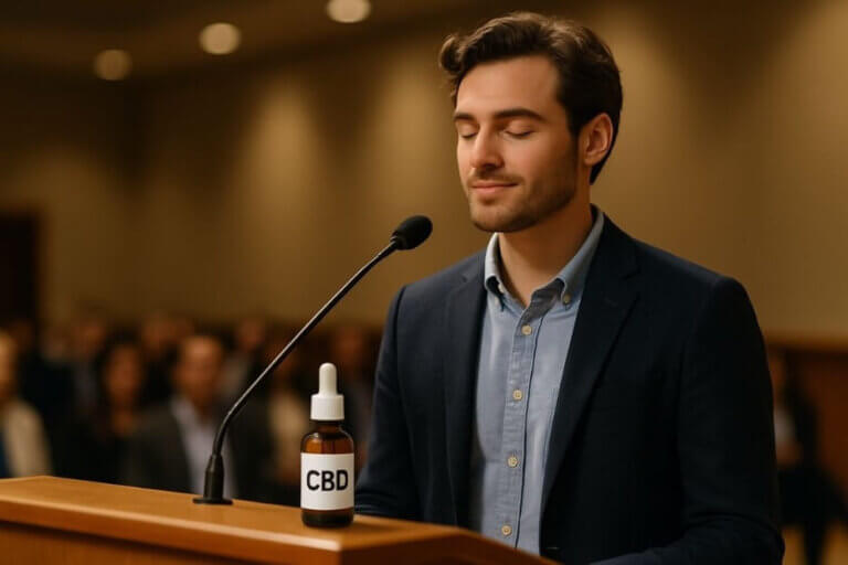 CBD helps with public speaking