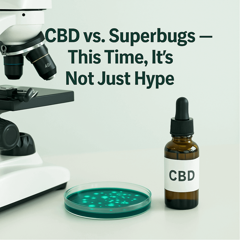 CBD vs superbugs - this time, it's not just hype