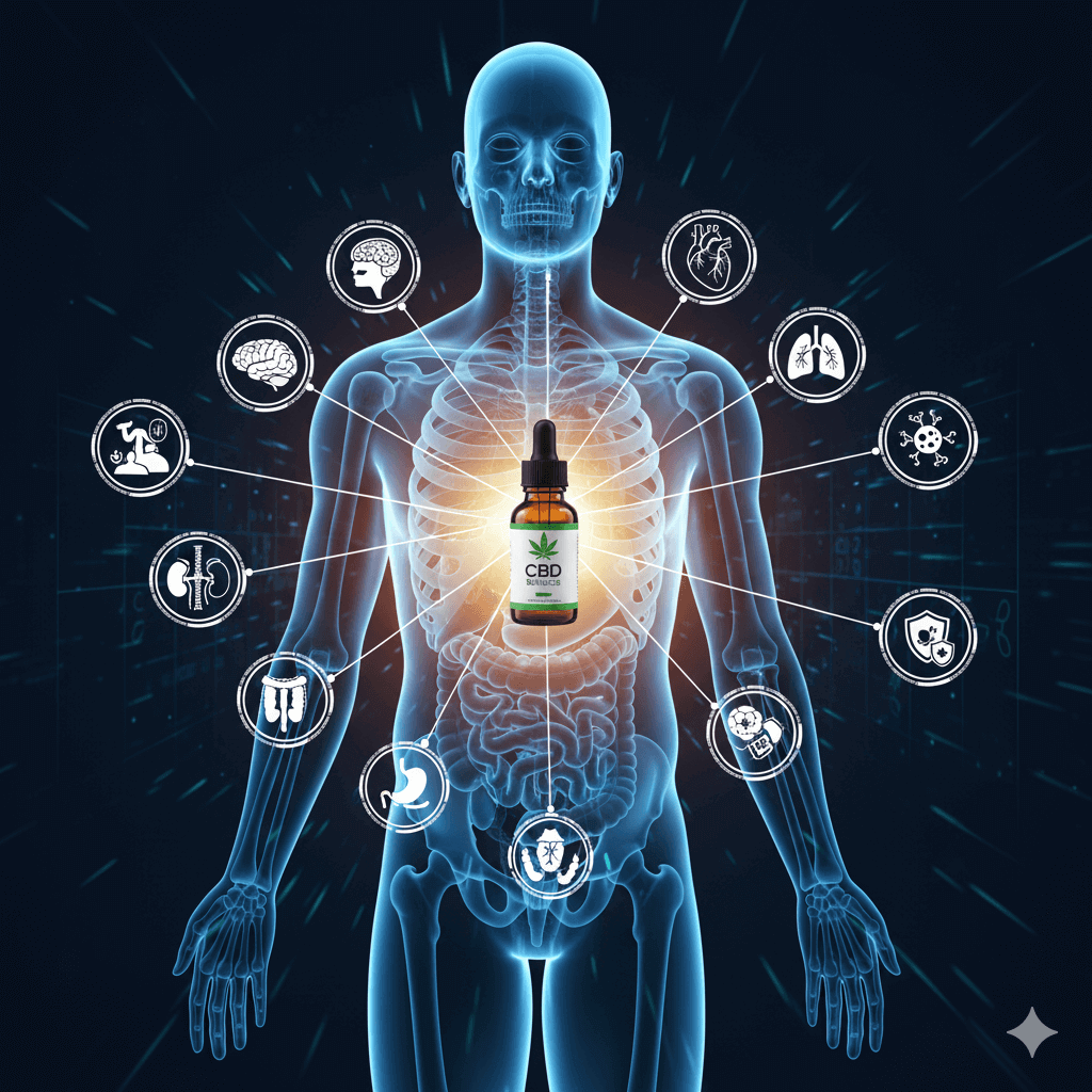 boundless CBD - how it works with the body's systems