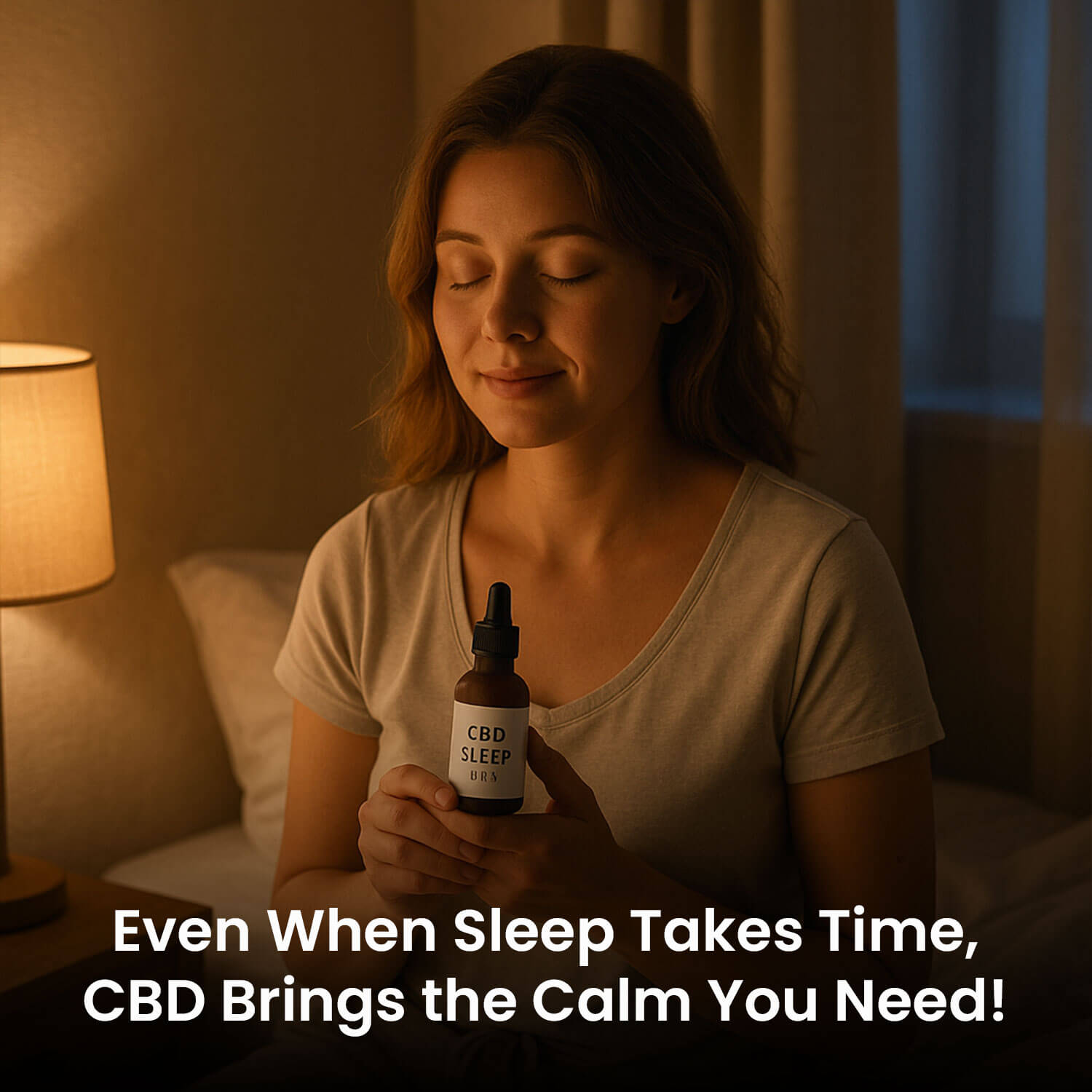 Even When Sleep Takes Time, CBD Brings the Calm You Need!