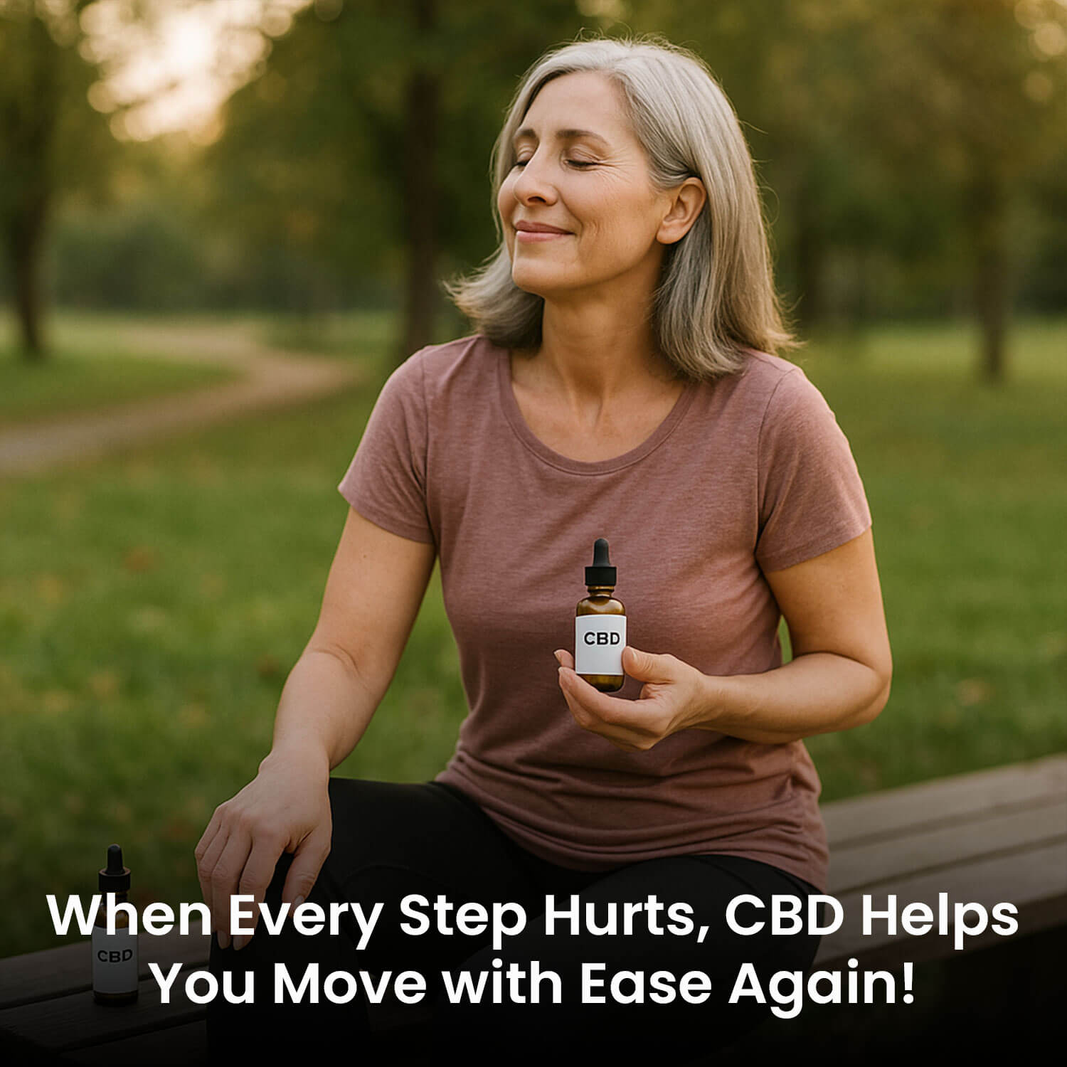 When Every Step Hurts, CBD Helps You Move with Ease Again!