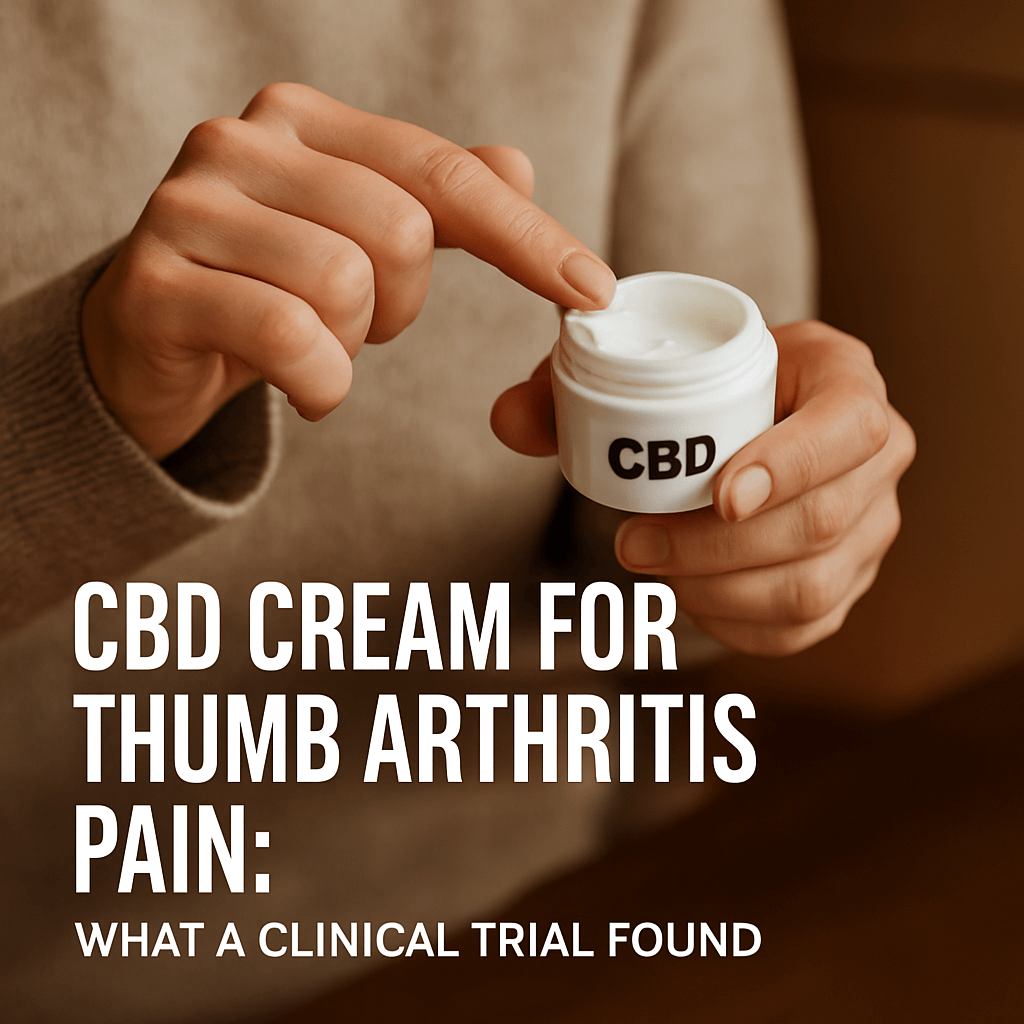 CBD cream for thumb pain