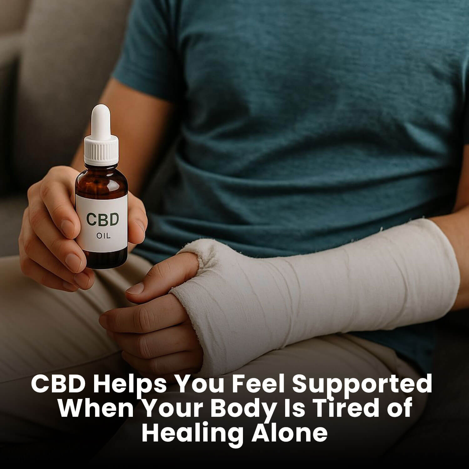 CBD Helps You Feel Supported When Your Body Is Tired of Healing Alone