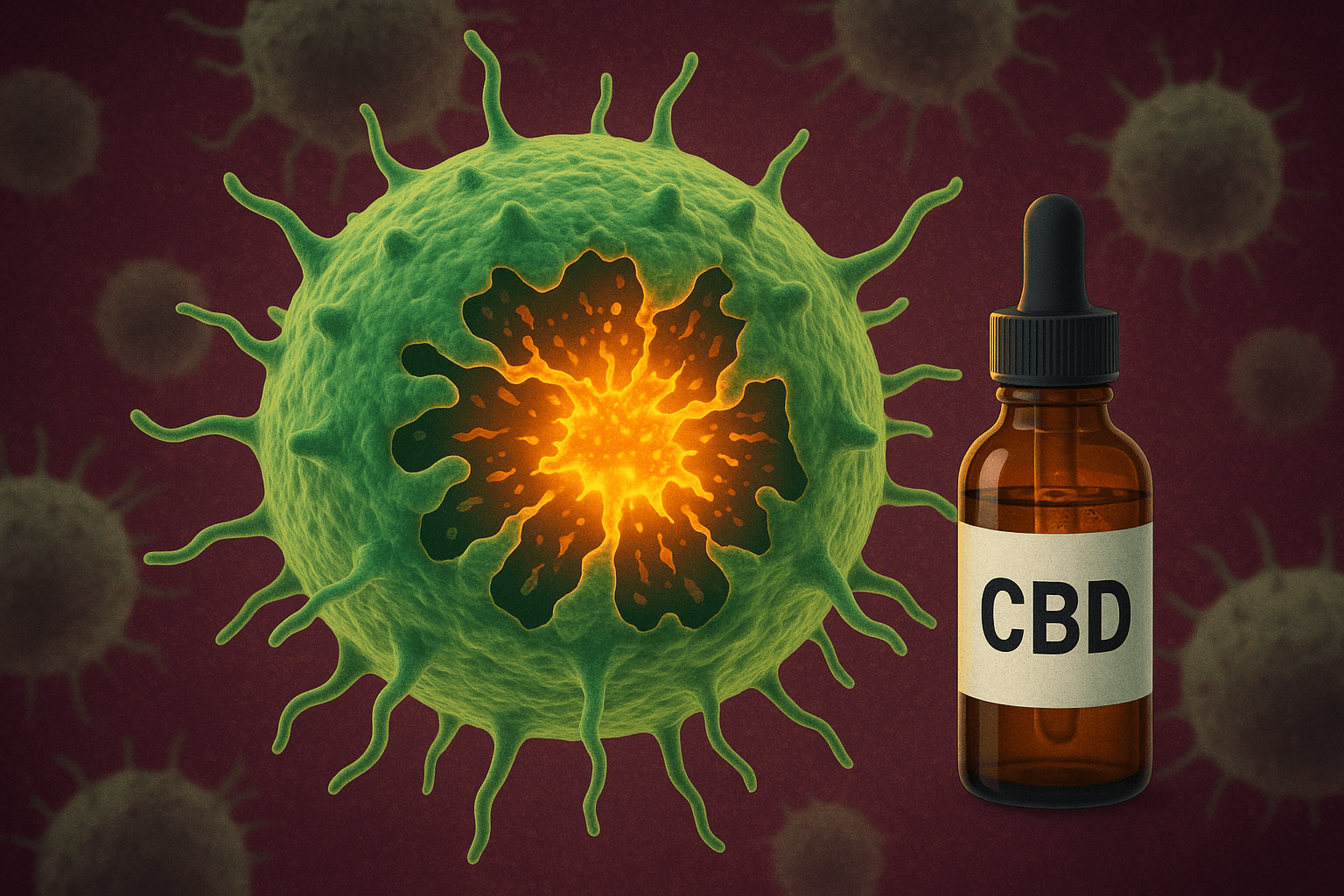 How CBD Encourages Harmful Cells to Shut Down From the Inside Out