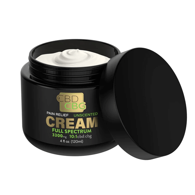 Kurativ 3300mg CBD CBG Full Spectrum Pain Cream in 7oz Jar