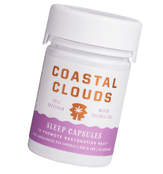 Coastal Clouds Full Spectrum 15mg CBD Sleep Capsules