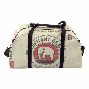 Picture of duffle bag with elephant on the outside from Global Fashion Mission