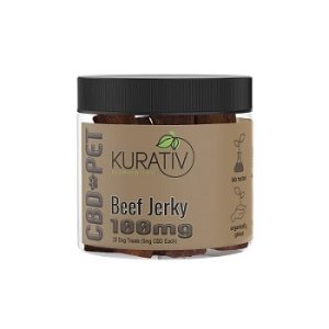 picture of tessera naturals beef cbd chews in plastic jar