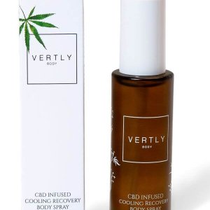 Vertly 125 Milligrams CBD Cooling Recovery Spray in 2 ounce spray bottle